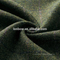 100% lã verde tecido de tweed vintage para tampa plana